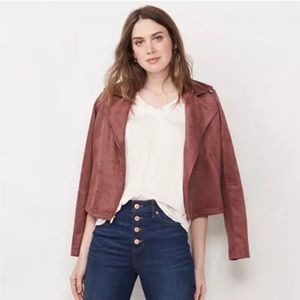 Lauren Conrad Soft Moto Jacket Size Medium
